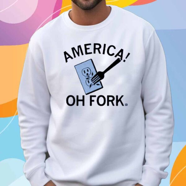 AMERICA OH FORK T-SHIRT