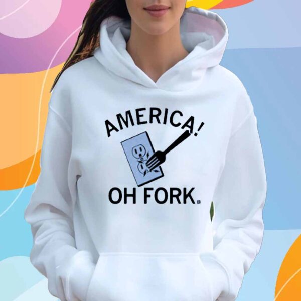 AMERICA OH FORK T-SHIRT