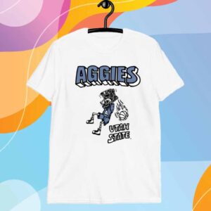 Aggies Usu - Skeleton Ball T-Shirt