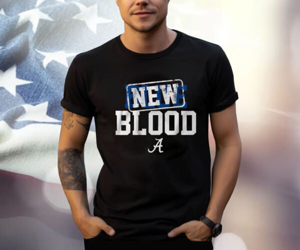 Alabama Basketball New Blood Beats Blue Blood Shirt