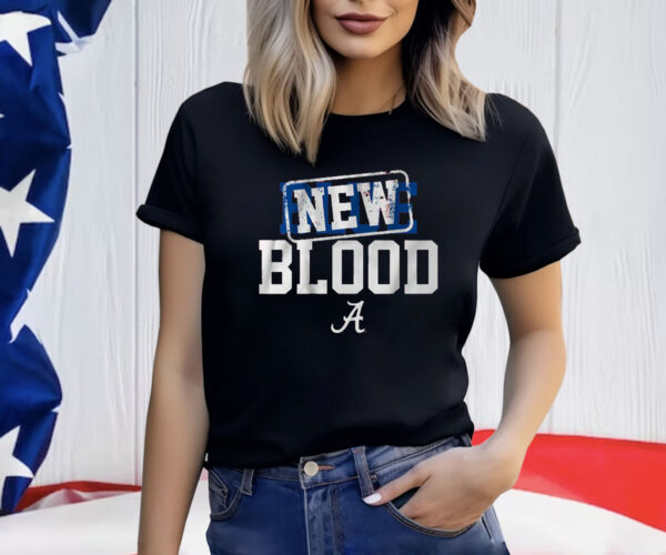 Alabama Basketball New Blood Beats Blue Blood Shirt