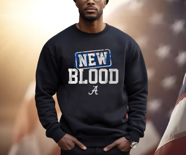 Alabama Basketball New Blood Beats Blue Blood Shirt