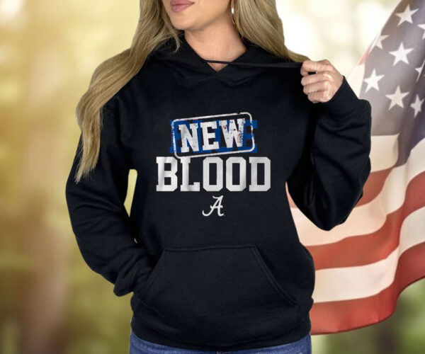 Alabama Basketball New Blood Beats Blue Blood Shirt