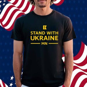 Amy Klobuchar Wearing Stand With Ukraine Mn Shirt