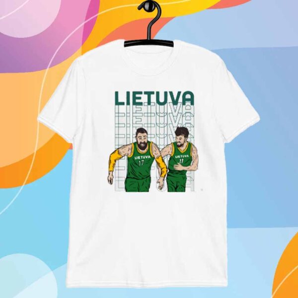 Basketnews Lietuva Bokštai Marškinėliai T-Shirt