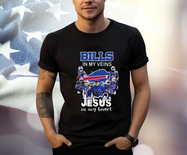 Bills In My Veins Jesus In My Heart Shirt