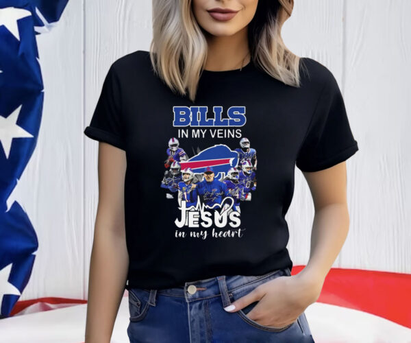 Bills In My Veins Jesus In My Heart Shirt