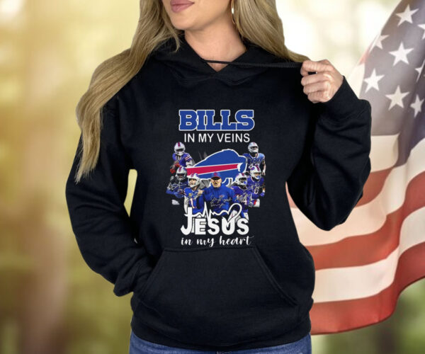 Bills In My Veins Jesus In My Heart Shirt