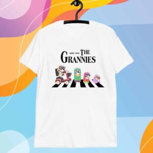 Bluey Friends Abbey Road Here Come The Grannies T-Shirt