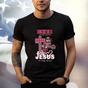 Buckeyes In My Veins Jesus In My Heart Shirt