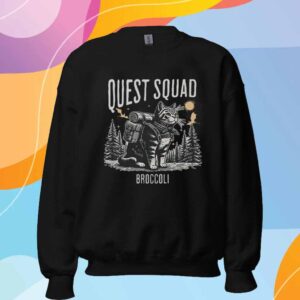 Cat Onyx Storm Quest Squad Broccoli T-Shirt