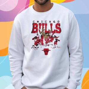 Chicago Bulls Looney Tunes Nba Basketball T-Shirt