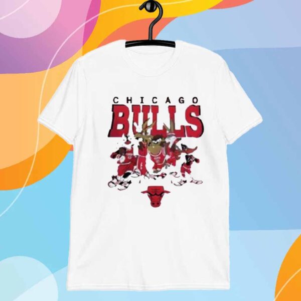 Chicago Bulls Looney Tunes Nba Basketball T-Shirt