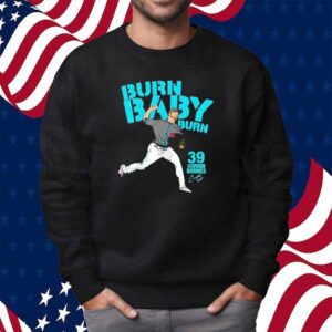 Corbin Burnes Burn Baby Burn 39 Arizona Diamondbacks Shirt