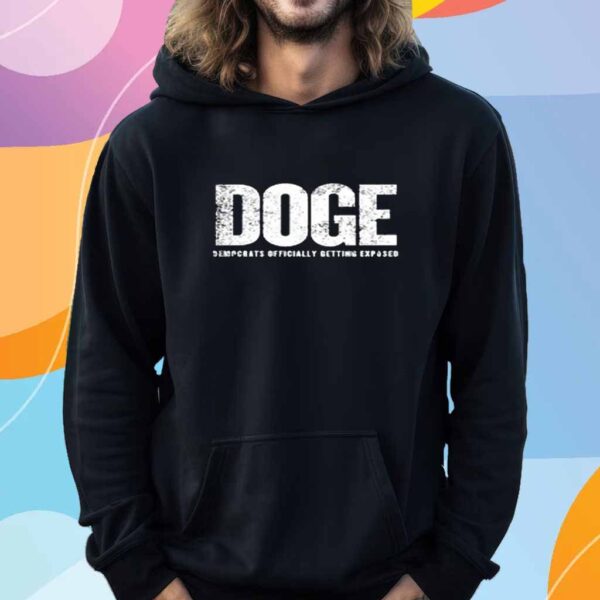 Doge Democrats ly Getting Exposed T-Shirt