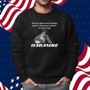 Every Cigarette Brings You 11 Minutes Closer To Meeting Harambe Shirt