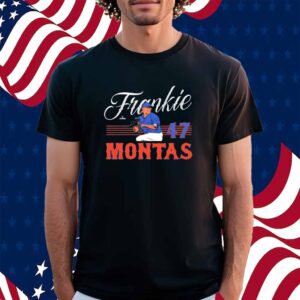 Frankie Montas Inked Script New York Mets Shirt