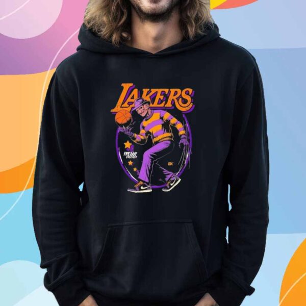 Freddy Krueger X Los Angeles Lakers T-Shirt