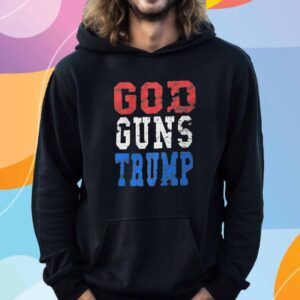 God Family Guns Trump Cotton T-Shirt Mans Soft T-Shirt