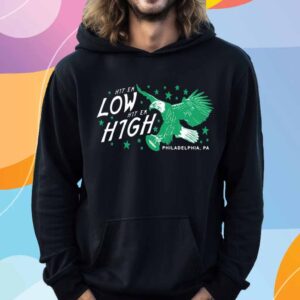 HIT 'EM LOW HIT 'EM HIGH PHILADELPHIA T-SHIRT