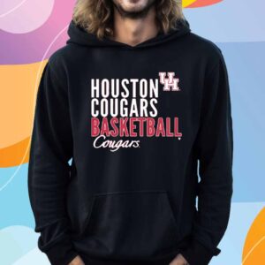 HOUSTON BASKETBALL TEXT OVERLAY T-SHIRT