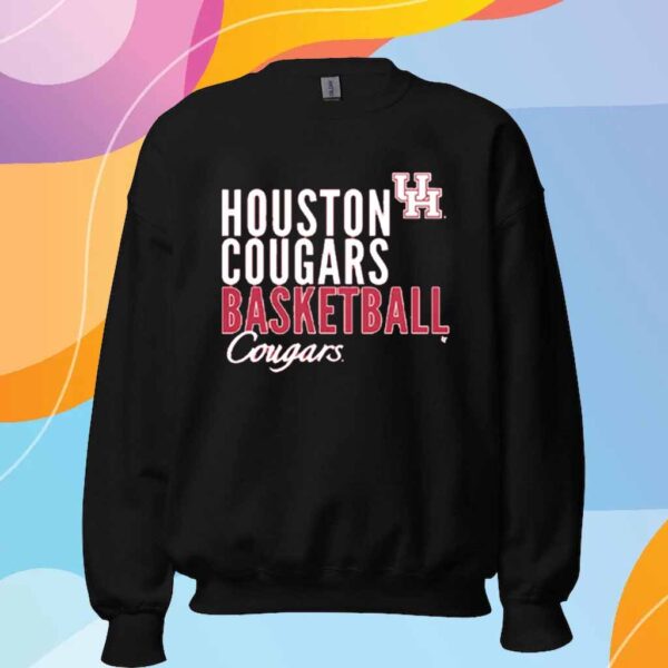 HOUSTON BASKETBALL TEXT OVERLAY T-SHIRT