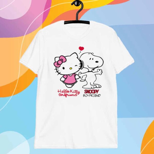 Hello Kitty Girlfriend Snoopy Boyfriend T-Shirt