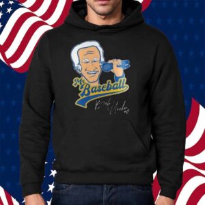 Honoring The Legend Milwaukee Brewers Icon & Baseball Hall Of Famer Bob Uecker Black Jersey Shirt