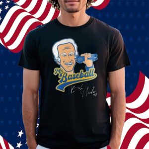 Honoring The Legend Milwaukee Brewers Icon & Baseball Hall Of Famer Bob Uecker Black Jersey Shirt