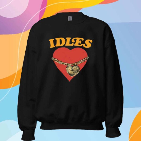 I D L E S Idles Lovers Worldwide Locked Heart T-Shirt