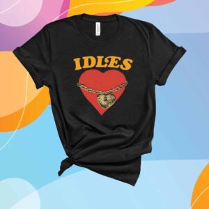 I D L E S Idles Lovers Worldwide Locked Heart T-Shirt