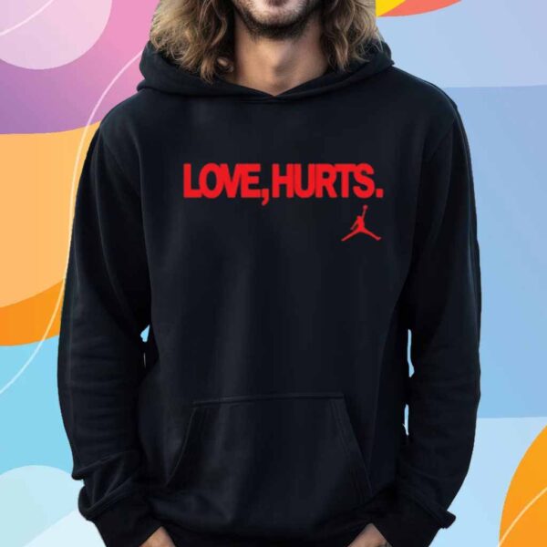 Jalen Hurts Wearing Love Hurts Jordan T-Shirt