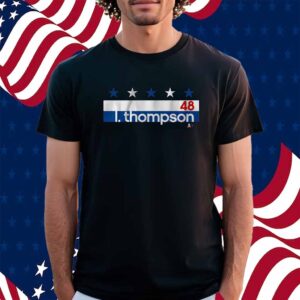 LOGAN THOMPSON NAME NUMBER STRIPE SHIRT