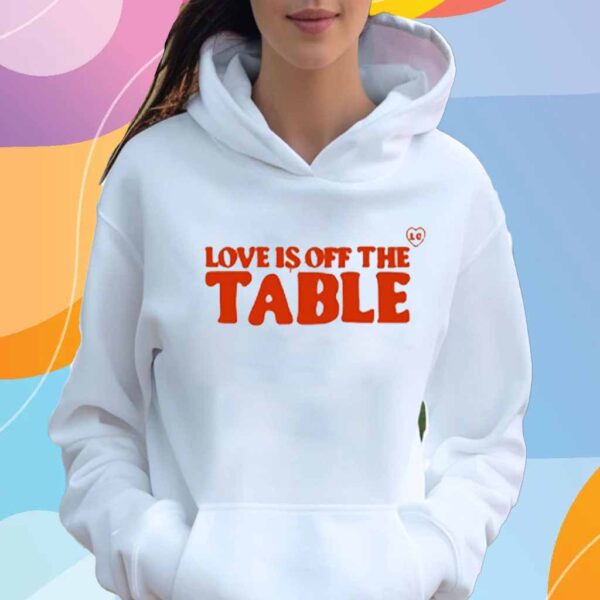 Lime Cordiale Love Is Off The Table Slogan T-Shirt