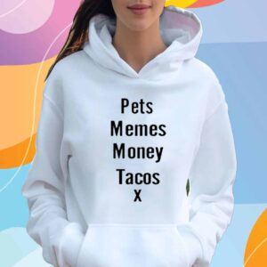 Limted Pets Memes Money Tacos X T-Shirt