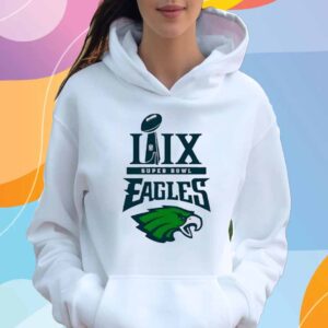 Lix Super Bowl Trophy Philadelphia Eagles Champions 2025 T-Shirt