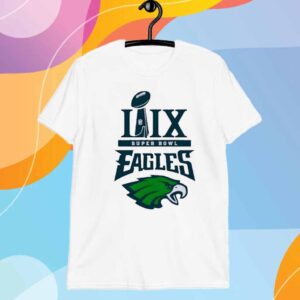 Lix Super Bowl Trophy Philadelphia Eagles Champions 2025 T-Shirt