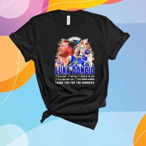 Luka Doncic Thank You For The Memories T-Shirt