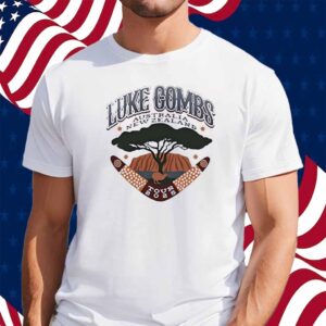 Luke Combs Australia and New Zealand Tour 2025 Boomerang Shirt