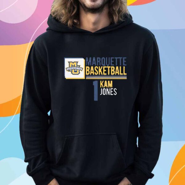 MARQUETTE BASKETBALL KAM JONES 1 T-SHIRT