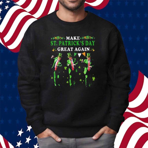 Make St. Patrick’s Day Great Again Trump Dance T-Shirt