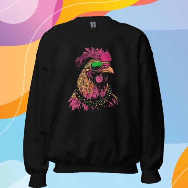 Mardi Gras Chicken T-Shirt