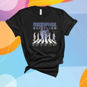 Memphis Grizzlies Abbey Road basketball signature T-Shirt