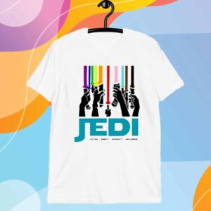 Mychal The Librarian Jedi Justice Equity Diversity Inclusion T-Shirt