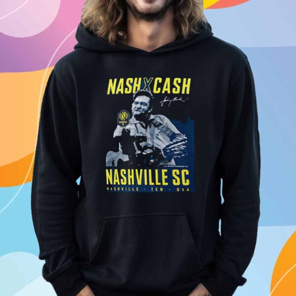 Nashville Sc X Johnny Cash Fanatics Finger T-Shirt