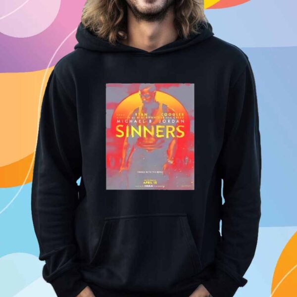 New Poster Dance With The Devil For Ryan Coogler Film Sinners Only In Theaters April 18th 2025 T-Shirt