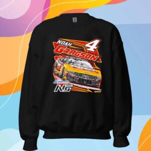 Noah Gragson Front Row Black Rush Truck Centers Car T-Shirt