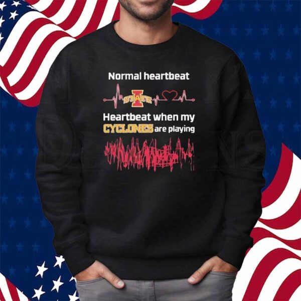 Normal heartbeat when my Iowa State Cyclones are playing Shirt