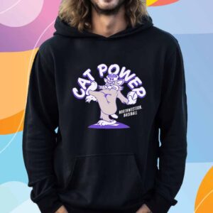 Northwestern Wildcats baseball cat power T-Shirt