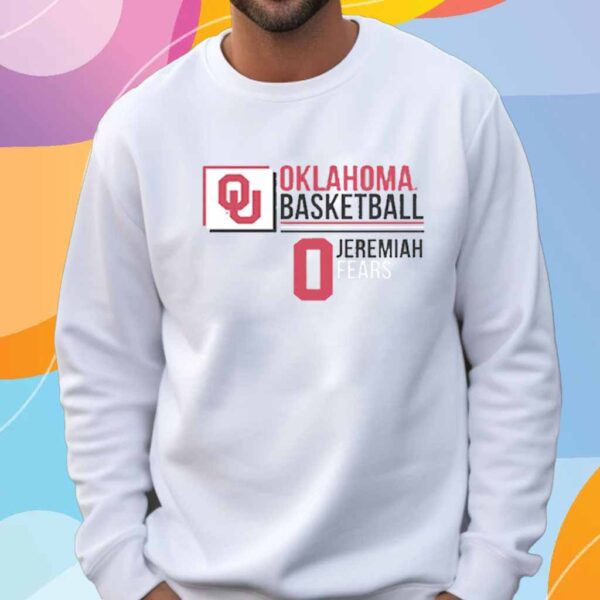 OKLAHOMA BASKETBALL JEREMIAH FEARS 0 T-SHIRT